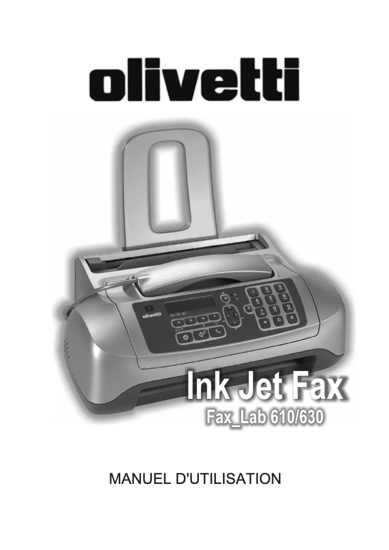 Page n°1 - Manuel utilisateur Olivetti Fax-Lab 610