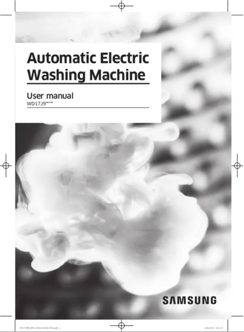 Image de la première page du manuel de l'appareil WD17J9810KP
