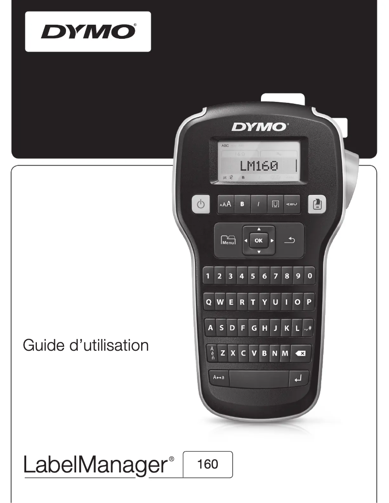 Page n°1 - Manuel utilisateur Dymo LabelManager 160