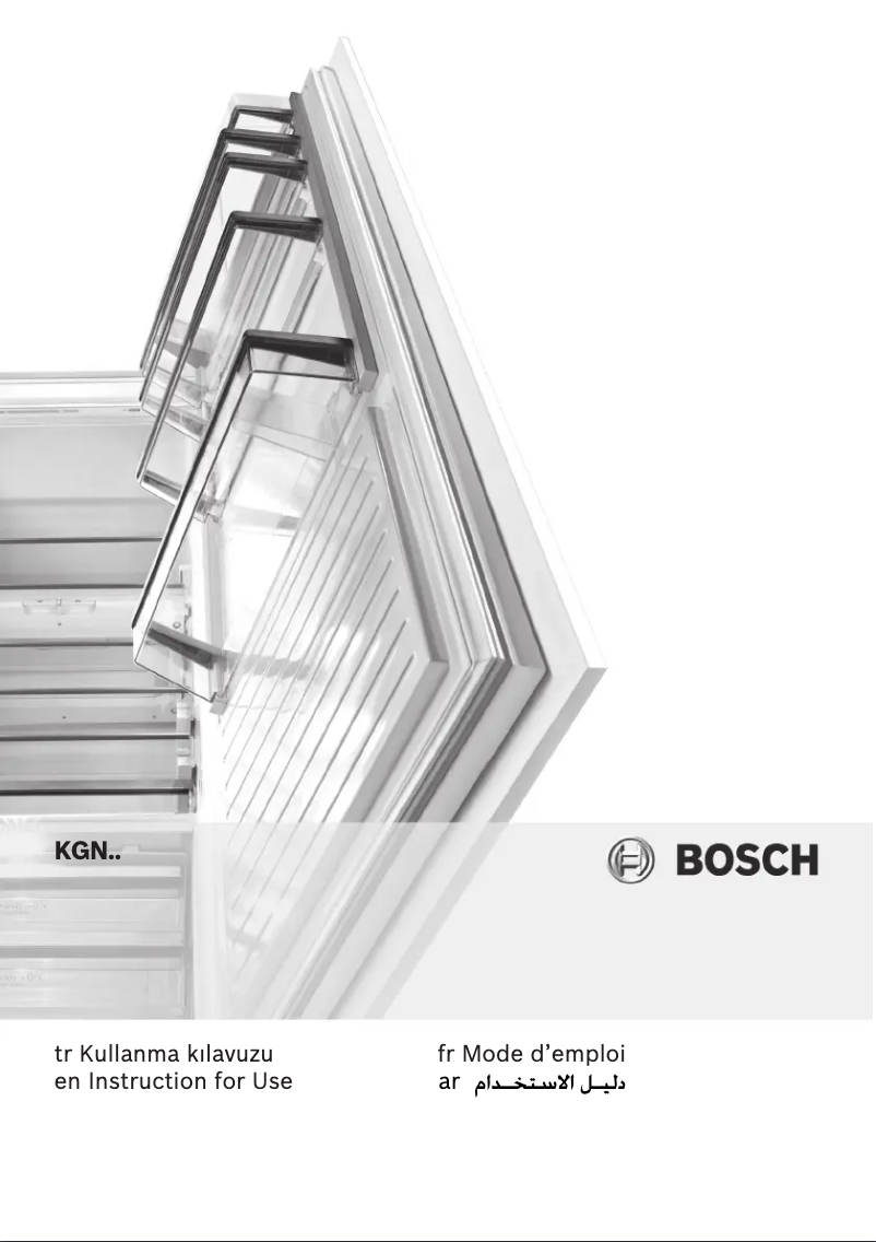 Page 1 de la notice Manuel utilisateur Bosch KGN56AI22N