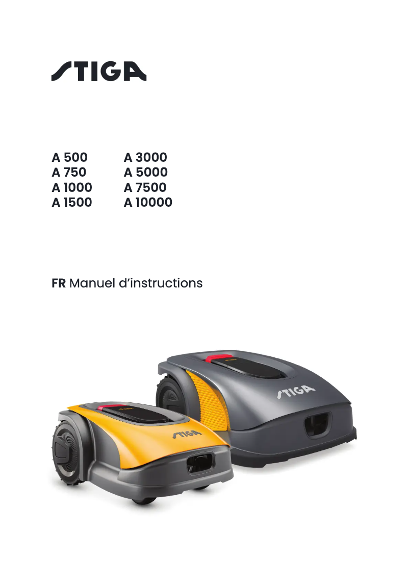 Page n°1 - Manuel utilisateur Stiga A 300