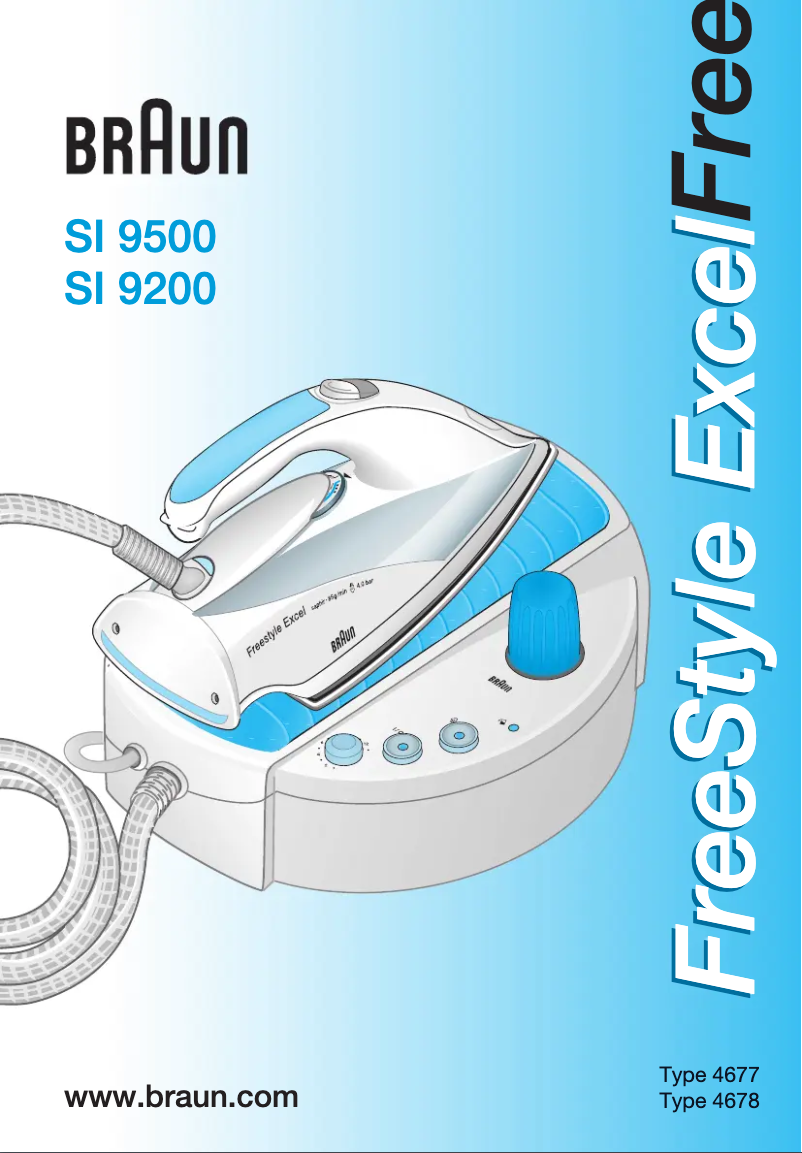 Página 1 del manual Manual de usuario Braun FreeStyle Excel SI 9500