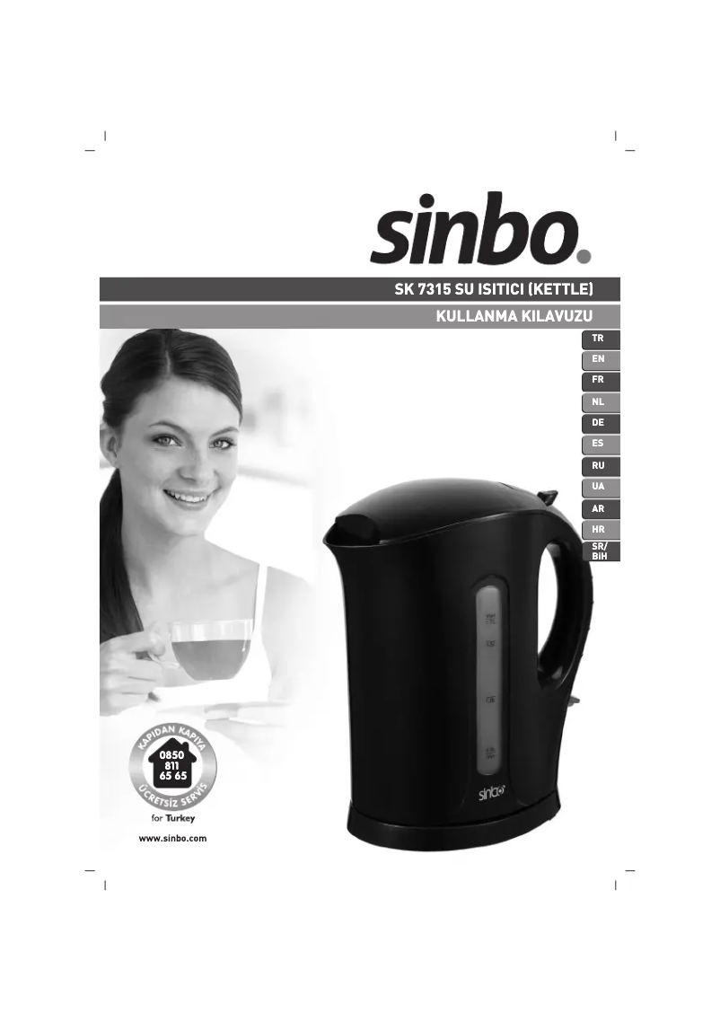 Page n°1 - Manuel utilisateur Sinbo SK-7315