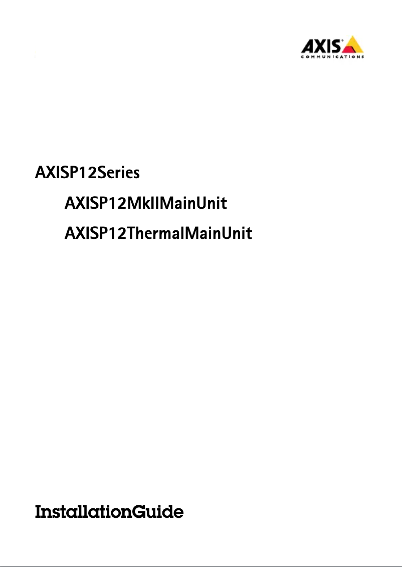 Image de la première page du manuel de l'appareil P1280-E 4MM 8.3 FPS