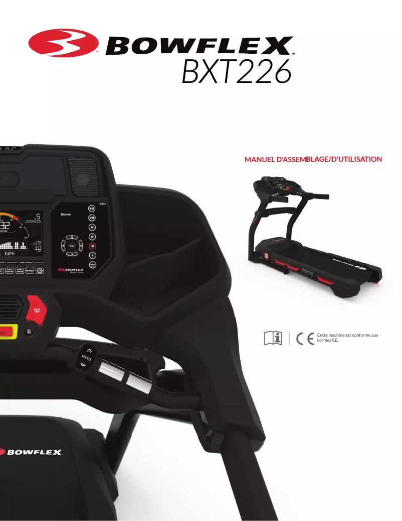 Página 1 del manual Guía de inicio rápido Bowflex BXT226