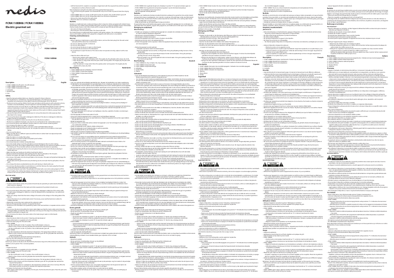 Page 1 of the manual User Manual Nedis FCRA110EBK6