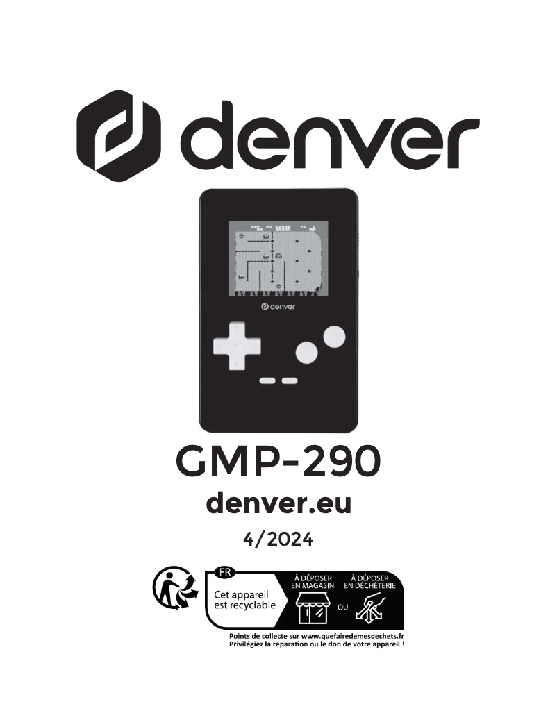 Imagen de la primera página del manual del dispositivo GMP-290