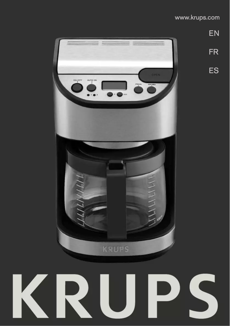 Page n°1 - Manuel utilisateur Krups Precision KM5055