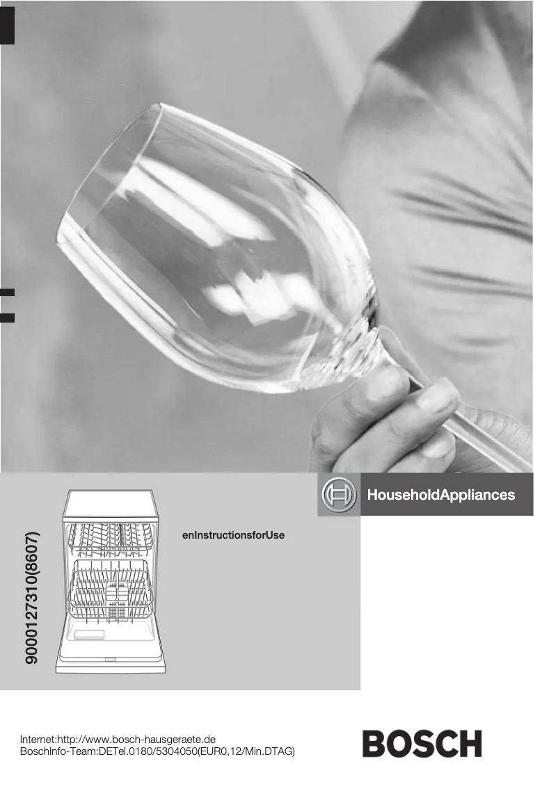 Page n°1 - Manuel utilisateur Bosch SGV43E63EU