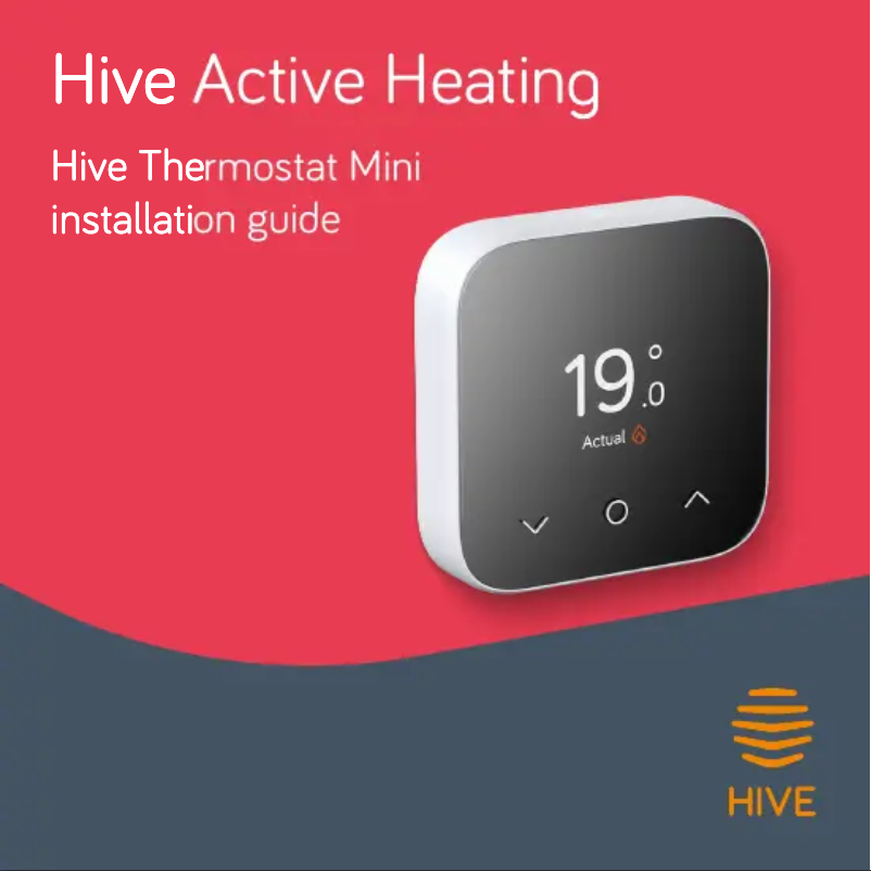 Image de la première page du manuel de l'appareil Thermostat Mini