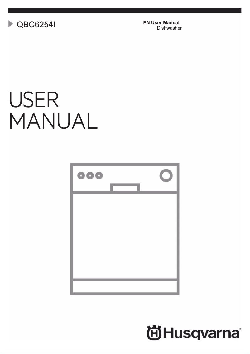 Page 1 de la notice Manuel utilisateur Husqvarna QBC6254I