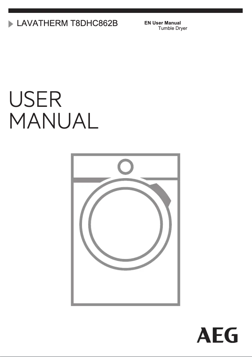 Página 1 del manual Manual de usuario AEG T8DHC862B
