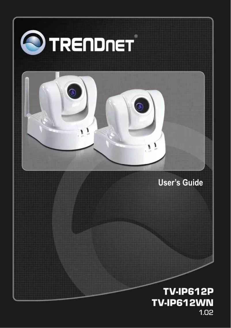 Image de la première page du manuel de l'appareil TV-IP612WN