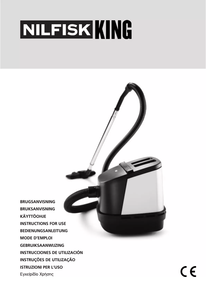 Page 1 de la notice Manuel utilisateur Nilfisk King 520