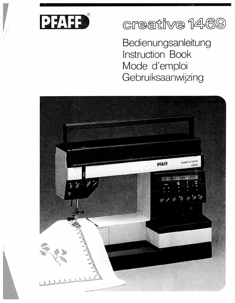Page n°1 - Manuel utilisateur Pfaff creative 1469