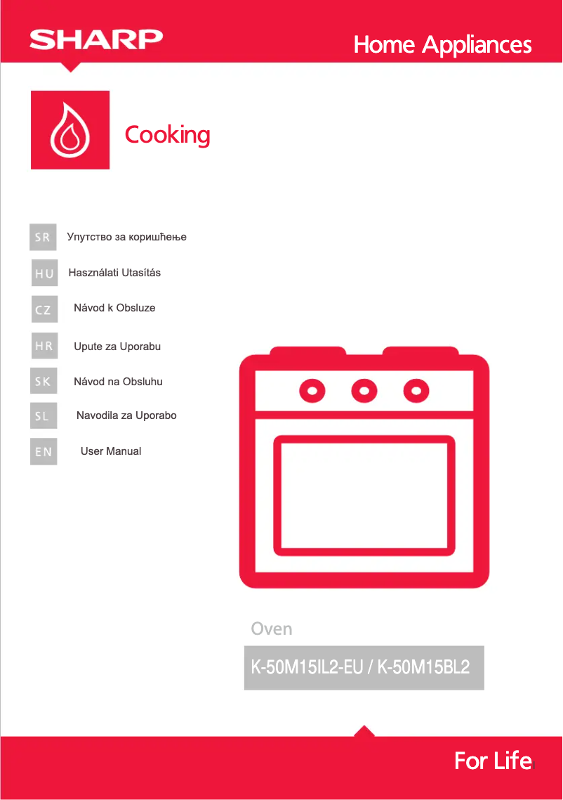 Image de la première page du manuel de l'appareil K-50M15BL2