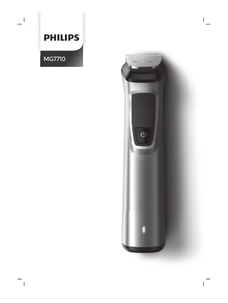 Page n°1 - Manuel utilisateur Philips Series 9000 MG9710