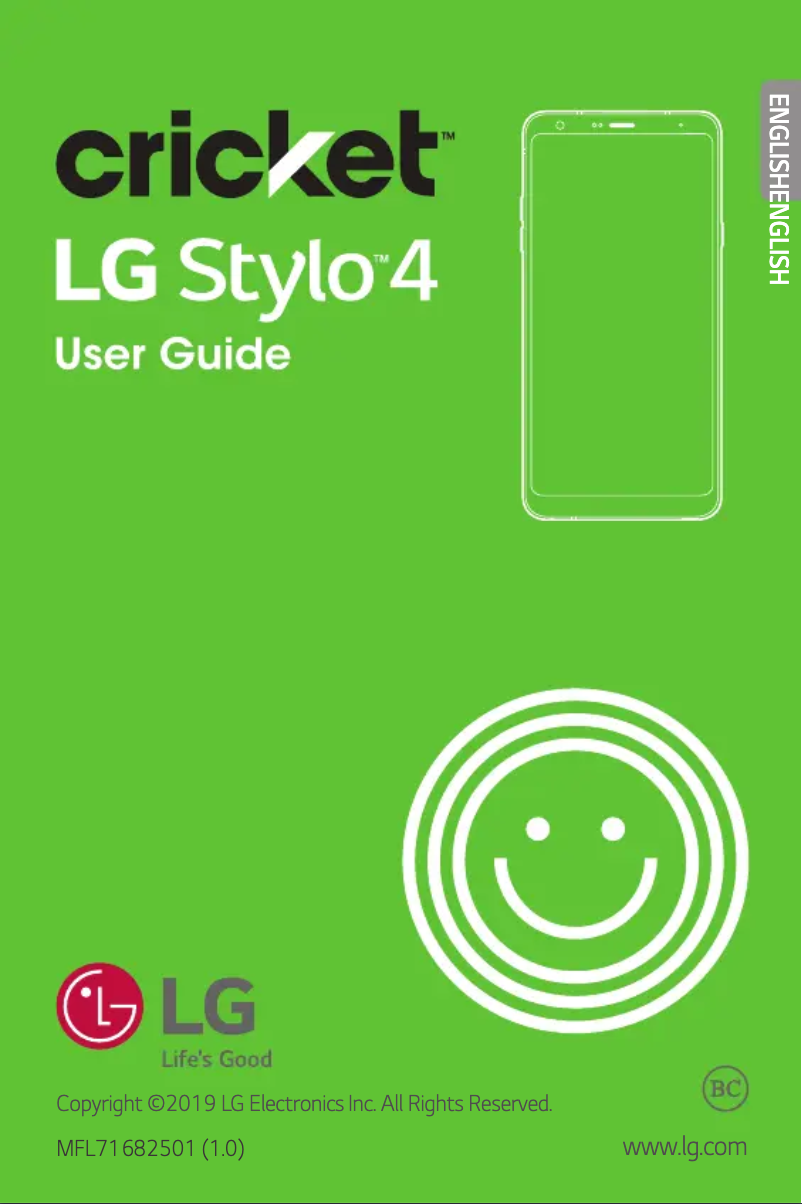 Page 1 de la notice Manuel utilisateur LG Stylo 4