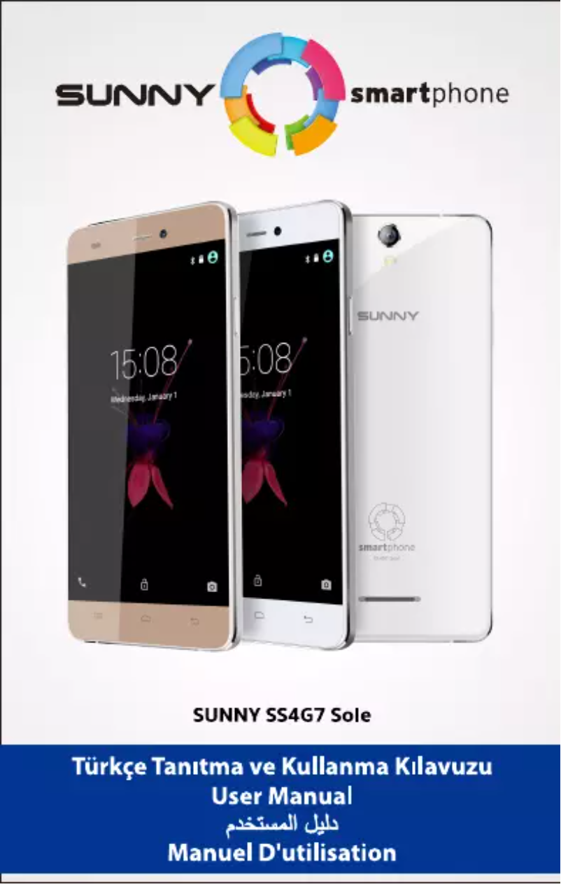 Page 1 de la notice Manuel utilisateur Sunny Sole SS4G7