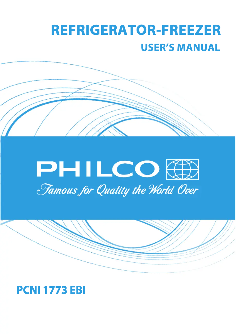 Page 1 de la notice Manuel utilisateur Philco PCNI 1773 EBi