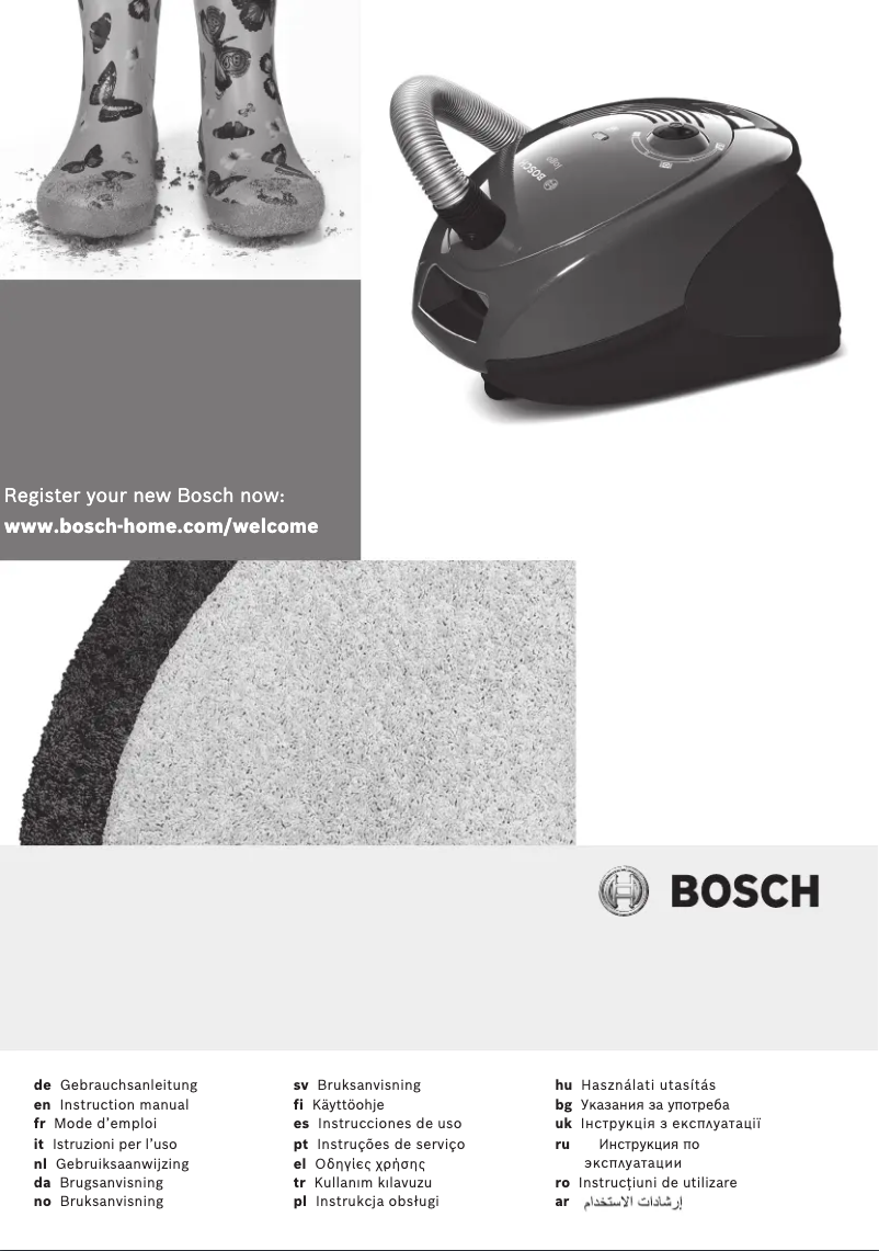 Página 1 del manual Manual de usuario Bosch BSG6B132