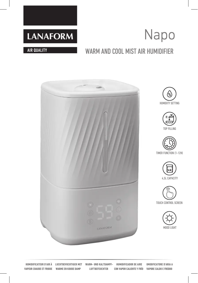 Image de la première page du manuel de l'appareil Napo