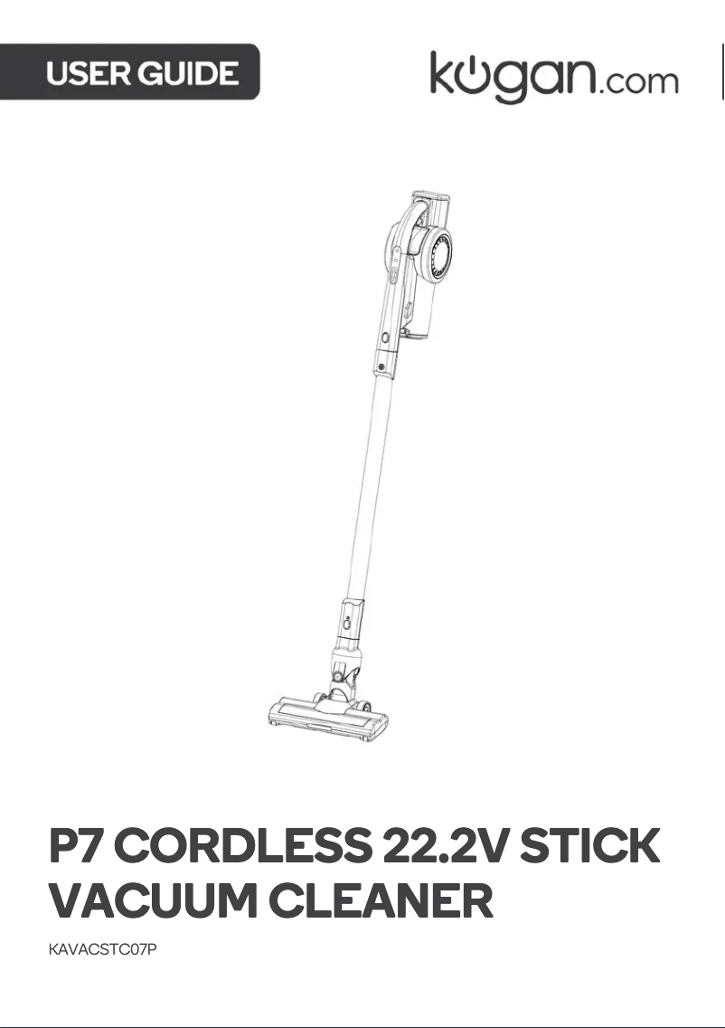 Page 1 de la notice Manuel utilisateur Kogan P7