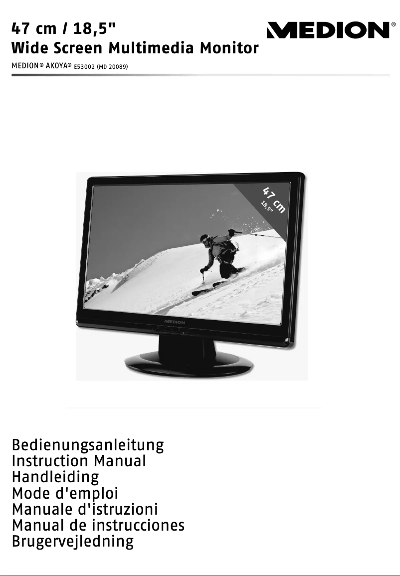 Page 1 de la notice Manuel utilisateur Medion Akoya E53002 (MD 20089)
