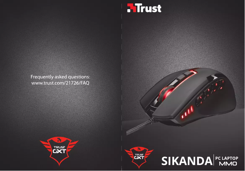 Page 1 de la notice Manuel utilisateur Trust Sikanda 21726