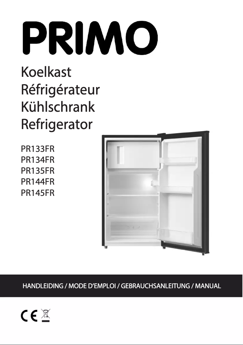 Page n°1 - Manuel utilisateur Primo PR144FR