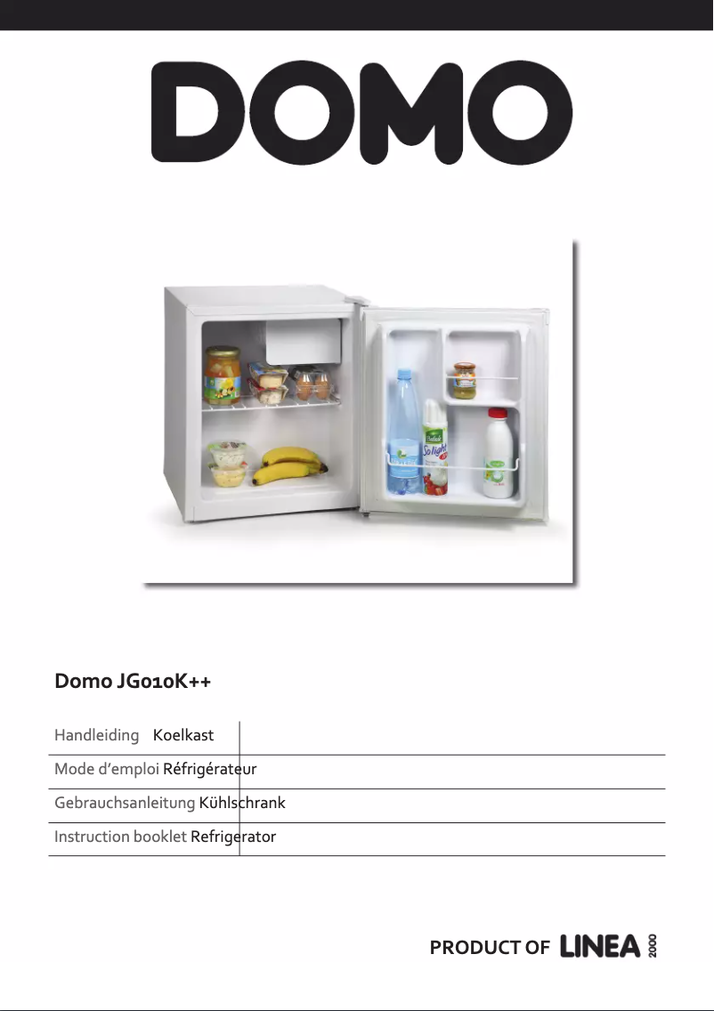 Page n°1 - Manuel utilisateur Domo JG010K++