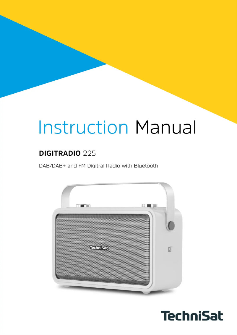Page 1 de la notice Manuel utilisateur TechniSat Digitradio 225