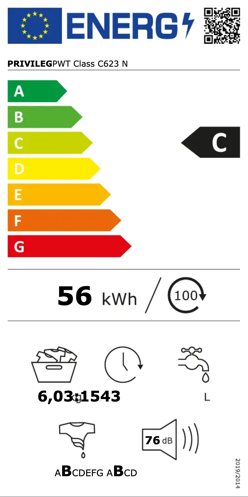 Image de la première page du manuel de l'appareil PWT CLASS C623 N