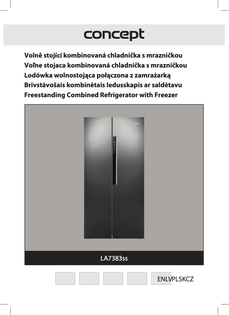 Page 1 de la notice Manuel utilisateur Concept LA7383SS