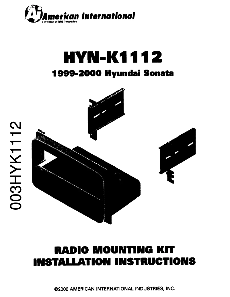 Page n°1 - Manuel utilisateur American International HYNK1112