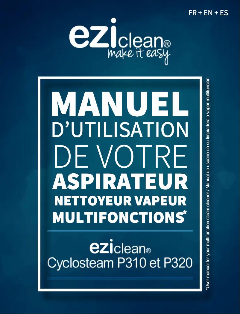 Image de la première page du manuel de l'appareil Cyclosteam P310
