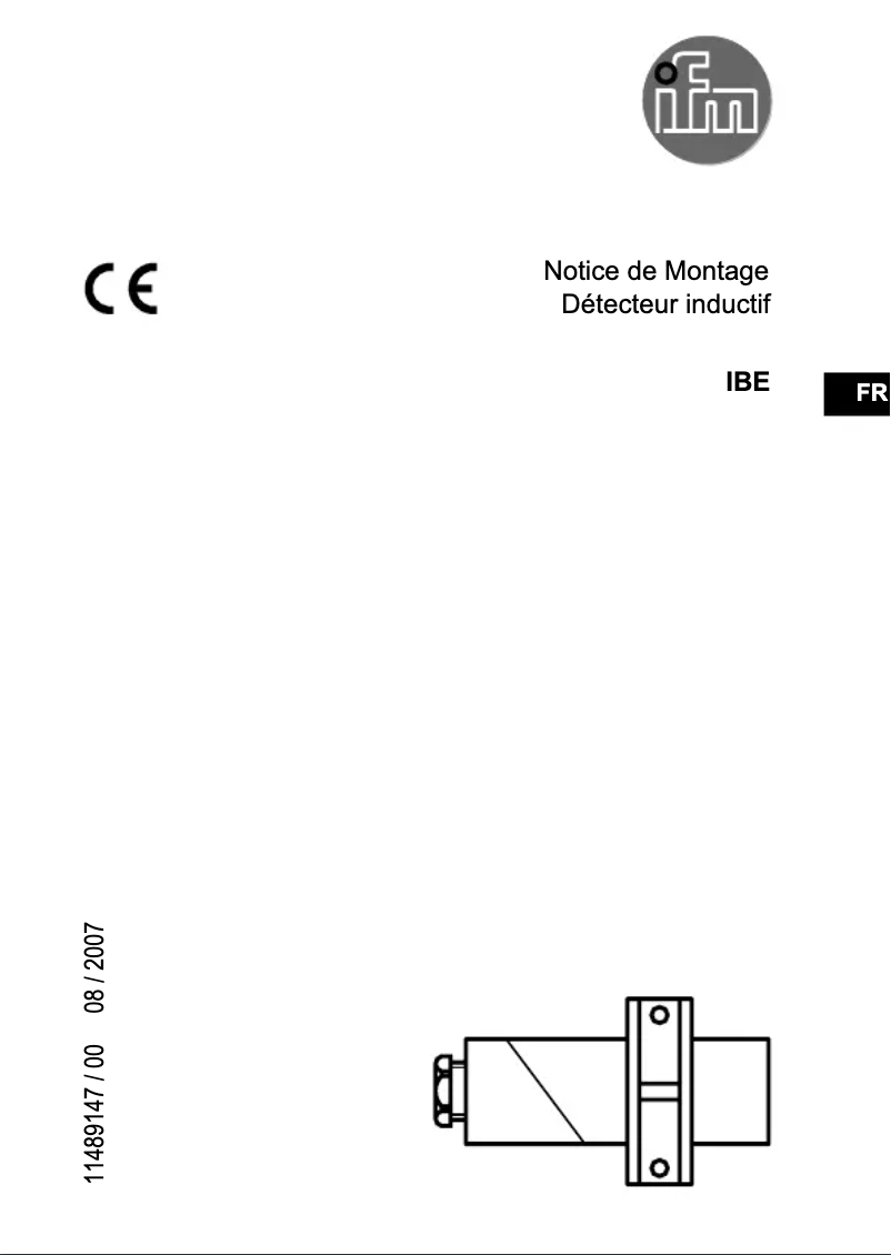 Page 1 de la notice Manuel utilisateur IFM IB5124
