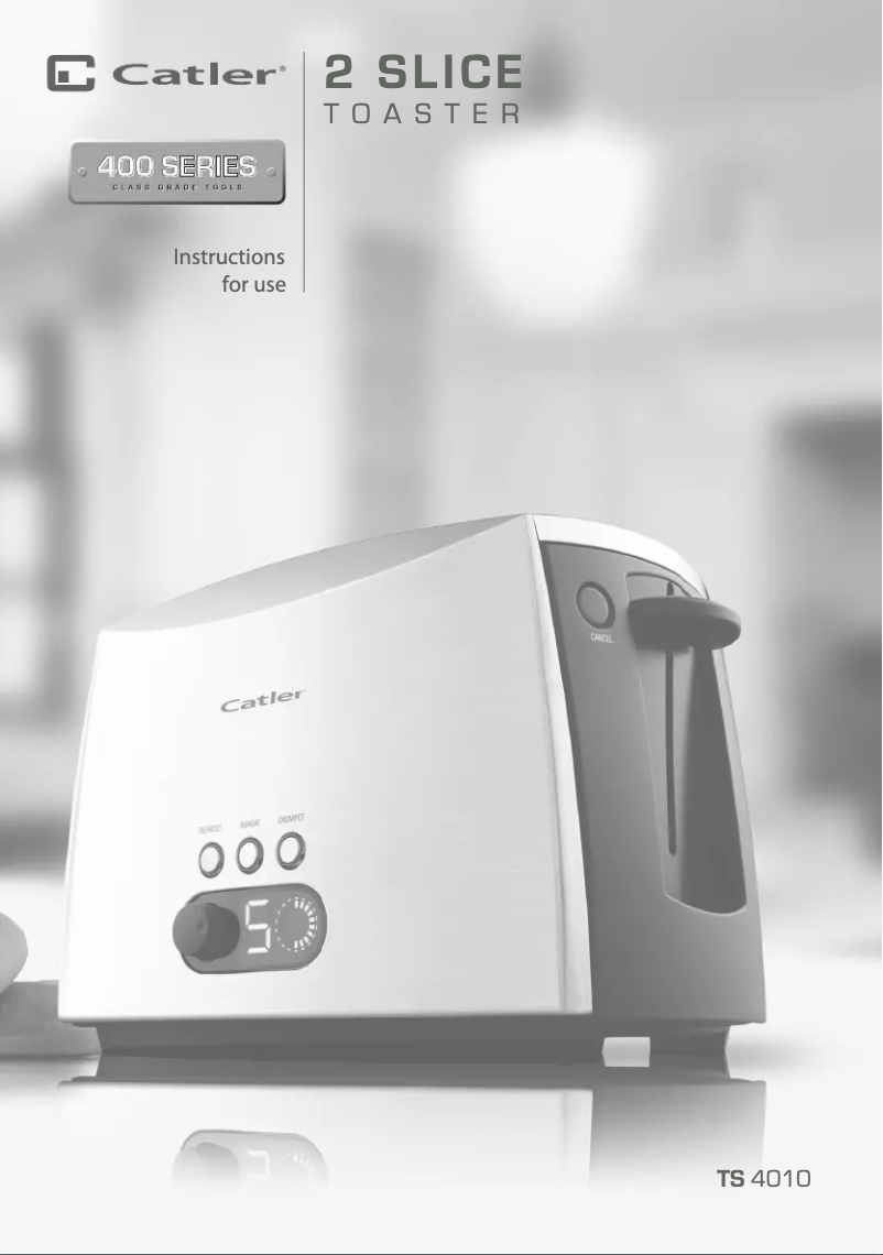 Image de la première page du manuel de l'appareil TS 4010