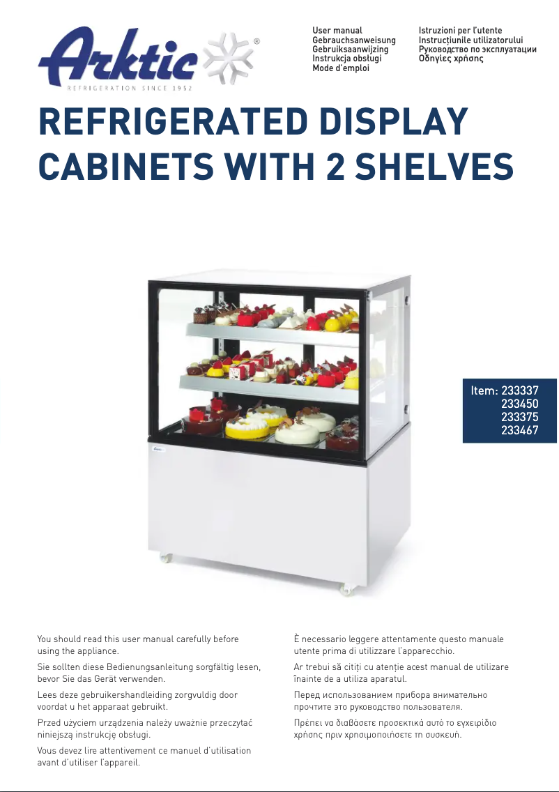 Image de la première page du manuel de l'appareil 233337