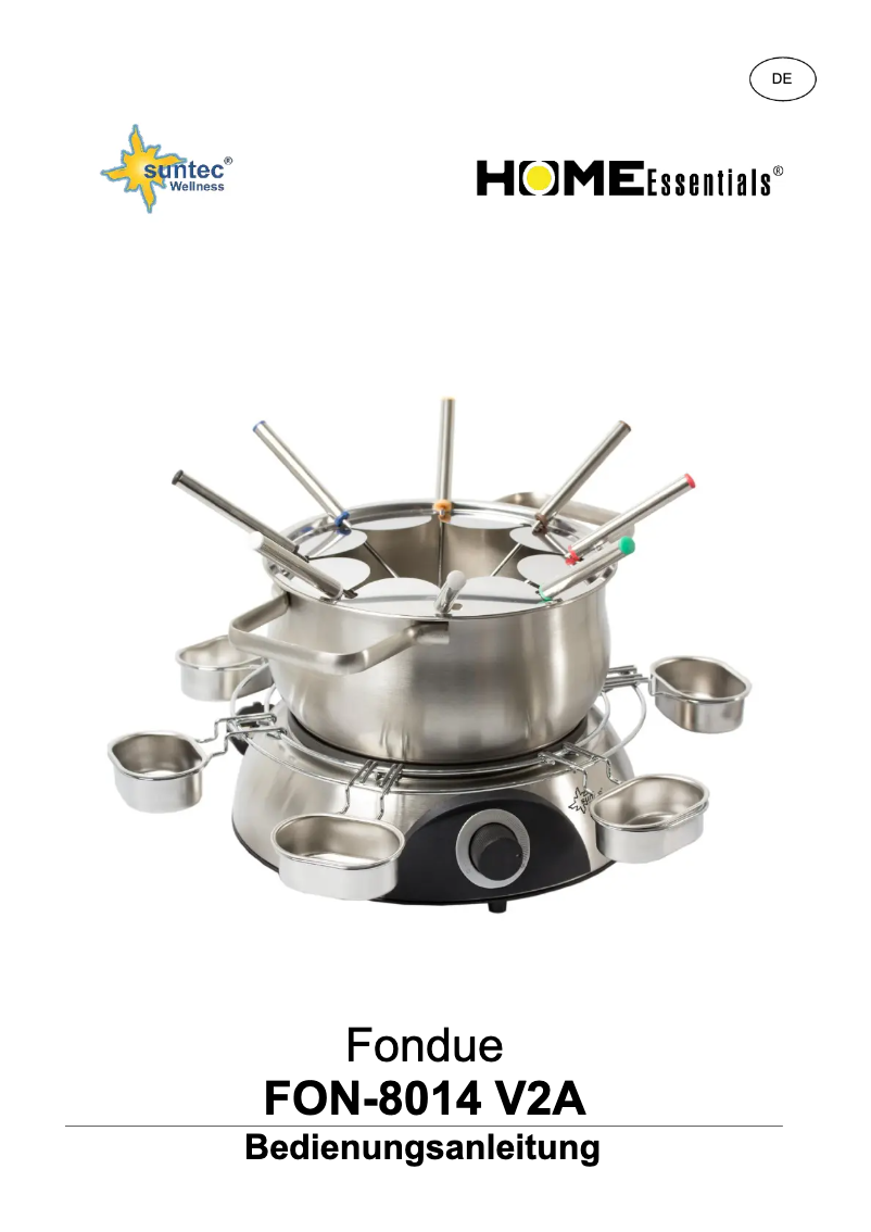 Image de la première page du manuel de l'appareil FON-8014 V2A