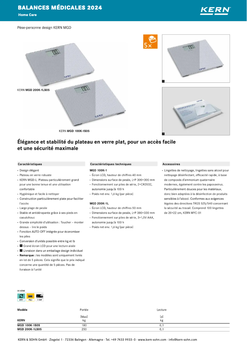 Image de la première page du manuel de l'appareil MGD 200K-1LS05