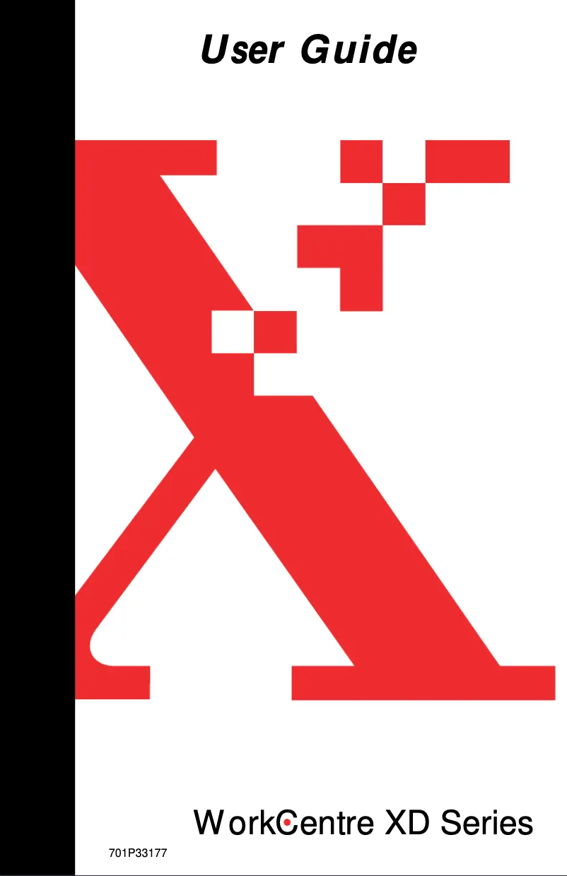 Page 1 de la notice Manuel utilisateur Xerox WorkCentre XD103