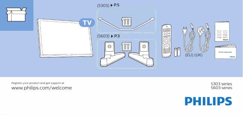 First page image of the manual for 24PFS5603