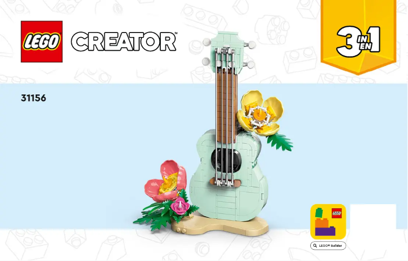 Page 1 of the manual User Manual Lego Creator 31156