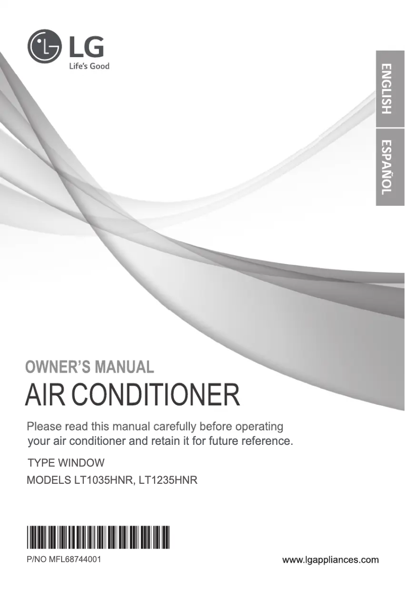 Image de la première page du manuel de l'appareil LT1035HNR