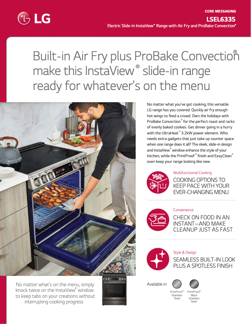 Imagen de la primera página del manual del dispositivo LSEL6335F