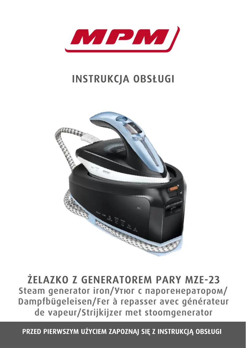 Page 1 de la notice Manuel utilisateur MPM MZE-23