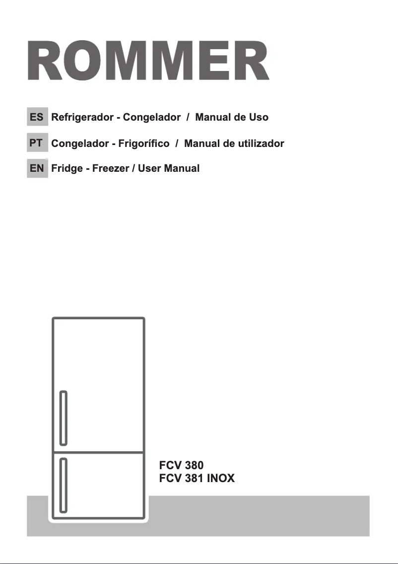 Image de la première page du manuel de l'appareil FCV 380