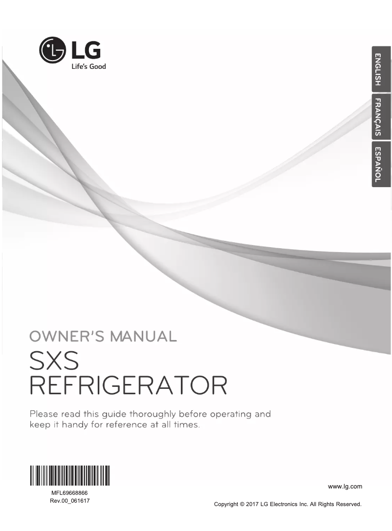 Page 1 de la notice Manuel utilisateur LG LS63SPGK