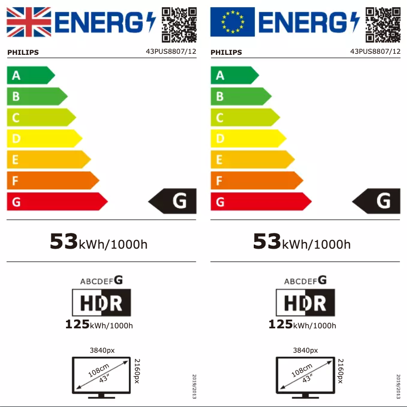 First page image of the manual for The One 43PUS8807
